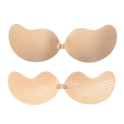 Skin Push-Up – Unsichtbarer Silikon Push-Up BH, trägerlos & selbstklebend
