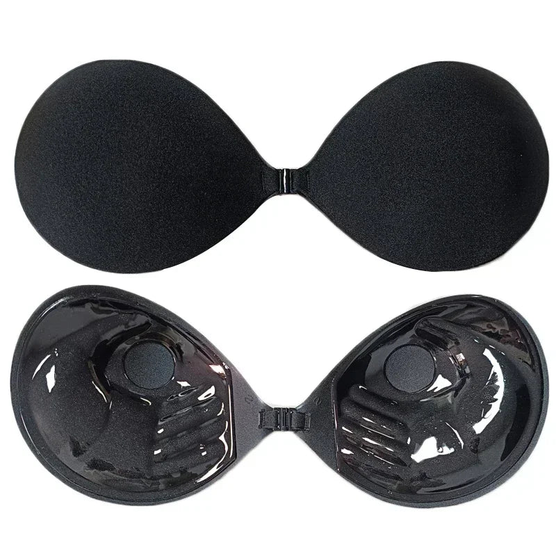 Skin Push-Up – Unsichtbarer Silikon Push-Up BH, trägerlos & selbstklebend